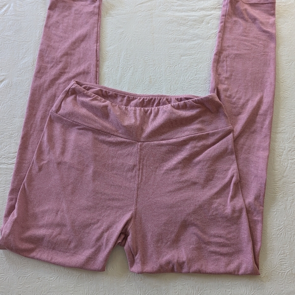 LuLaRoe pink leggings, one size - Picture 7 of 8